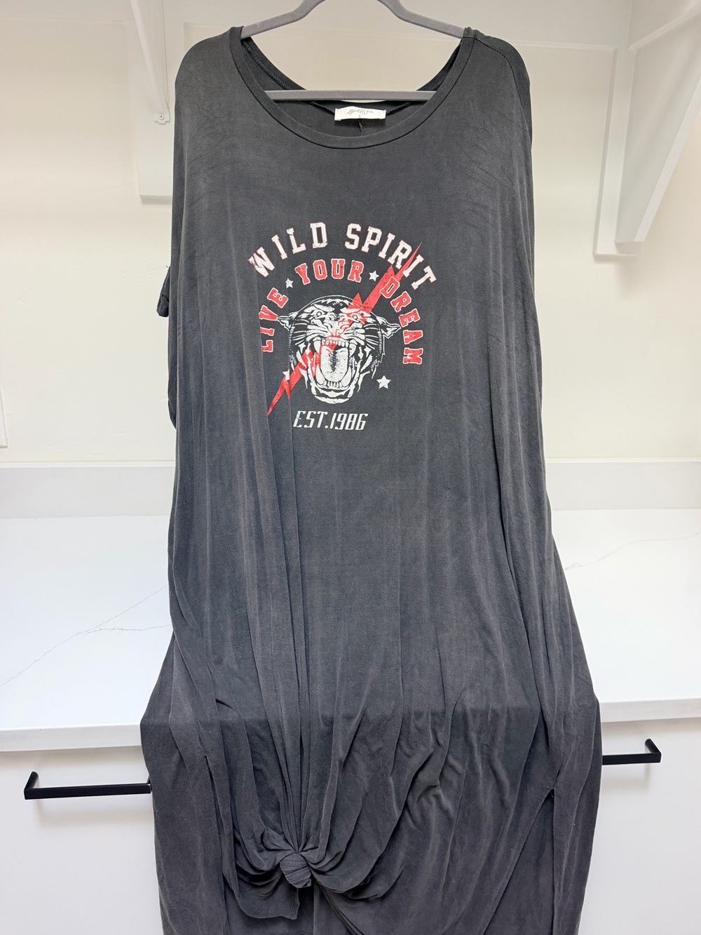 A Beautiful Soul Tiger Wild Spirit T-Shirt Dress